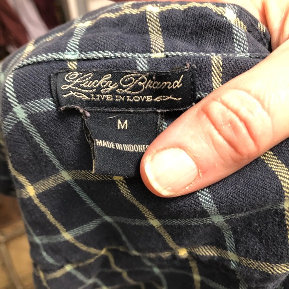 Lucky Brand Long Sleeve Flannel - Picture 4 of 5